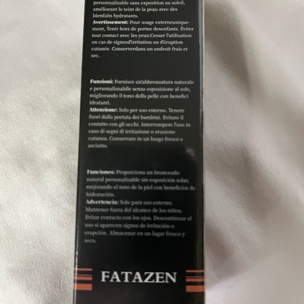 FATAZEN~HIGH LIFT~TANNING DROPS~30% HDA~ NIB - Picture 5 of 7